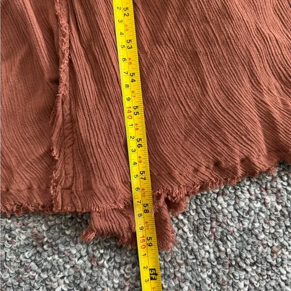 Free People Look into the Sun Terracotta Backless Maxi Dress Cut out Size Small - Picture 3 of 12